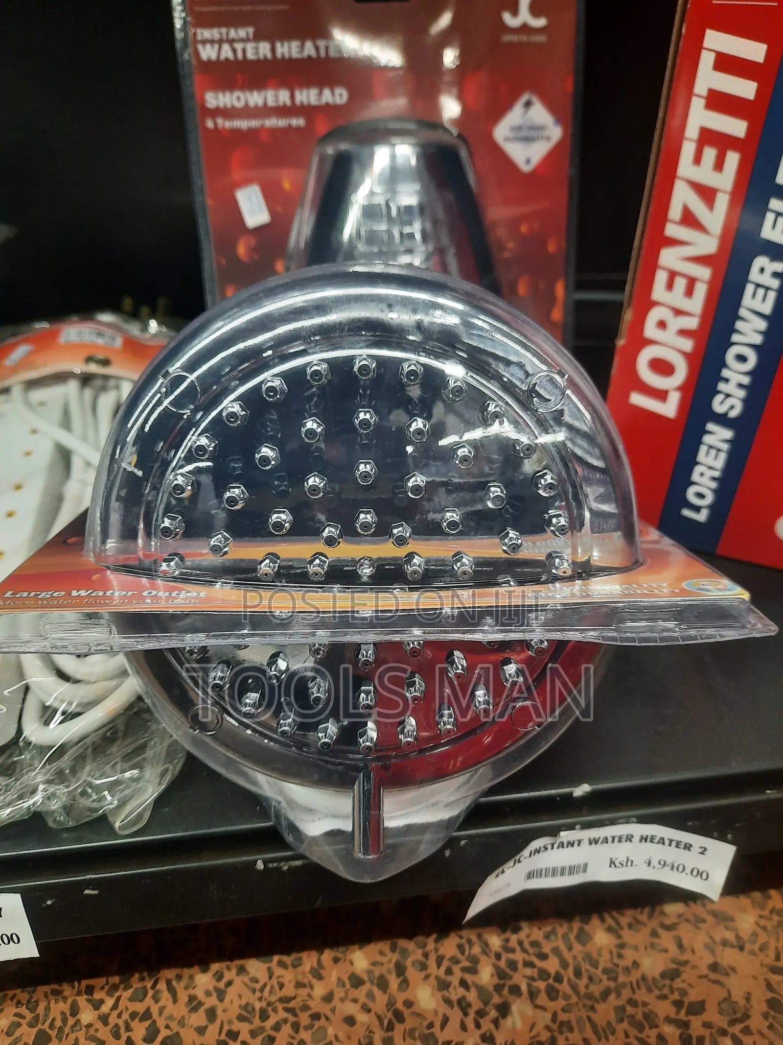 Instant Water Heater Shower Head.Salty,borehole,normal Jefreys Code