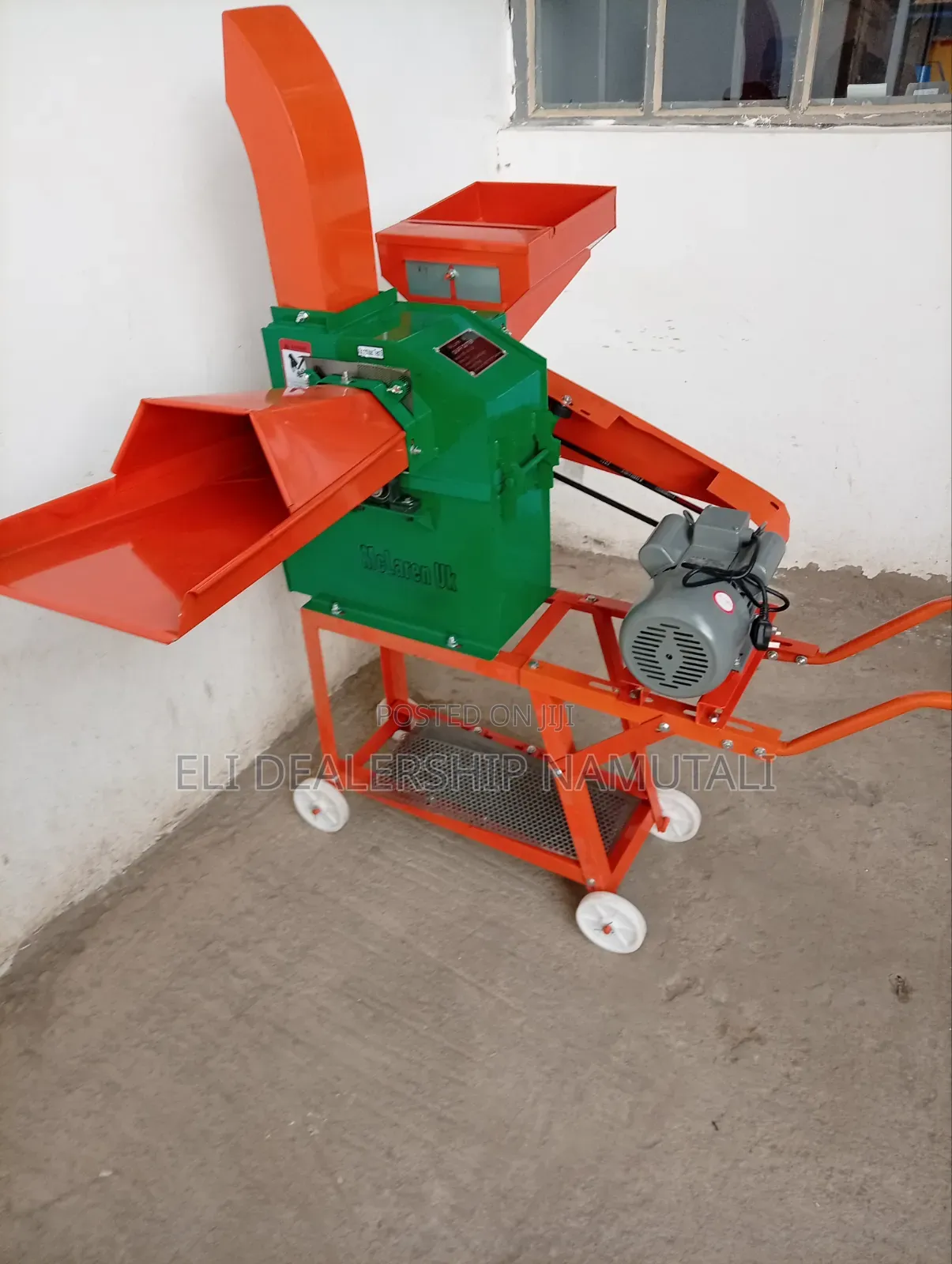 McLaren UK Heavy Duty 7.5HP Chaff Cutter Machine for Livestock Feed