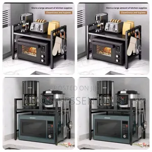 Metallic Over the Microwave Stand