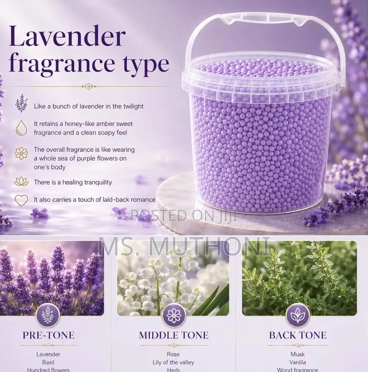 lavender Laundry Scent Booster Beads