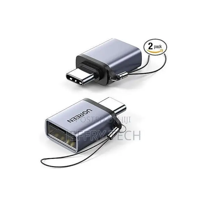 Ugreen US270 USB-C Male to USB-A 3.0 Female Adapter With Lanyard – Ty)