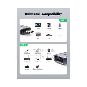 Ugreen US270 USB-C Male to USB-A 3.0 Female Adapter With Lanyard – Ty)