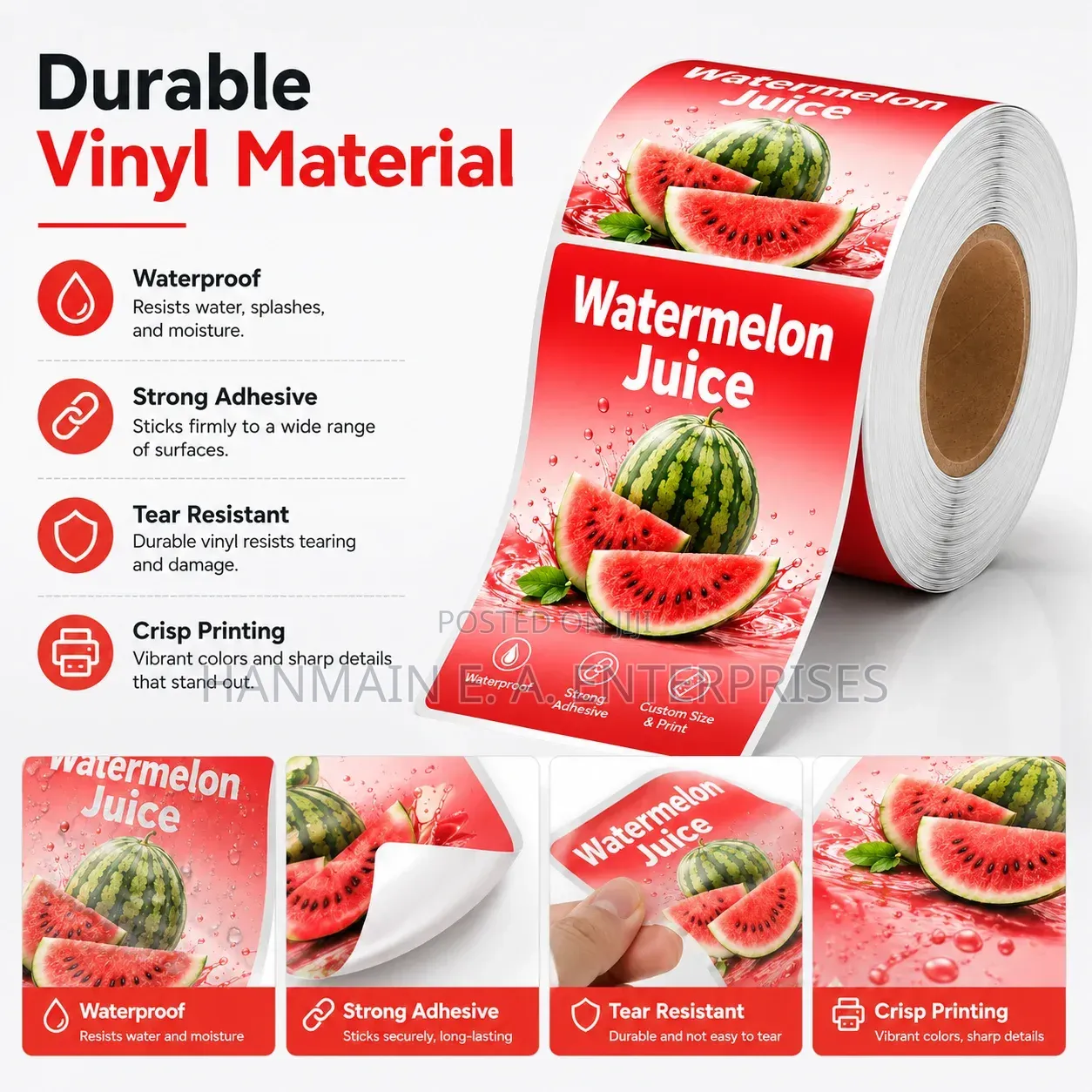 Honey, Oil, Perfume, Body Lotion and Other Stickers Labels