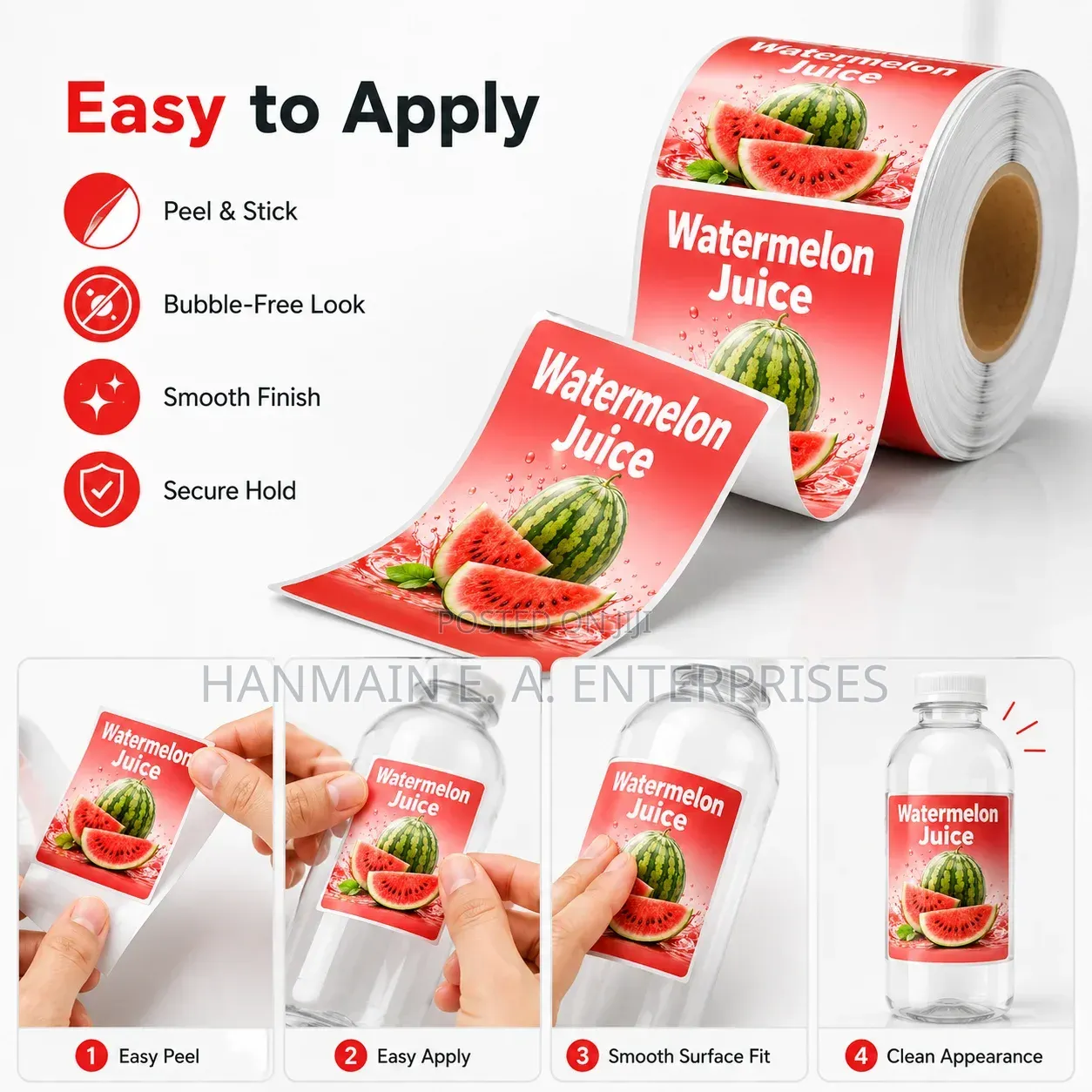 Honey, Oil, Perfume, Body Lotion and Other Stickers Labels