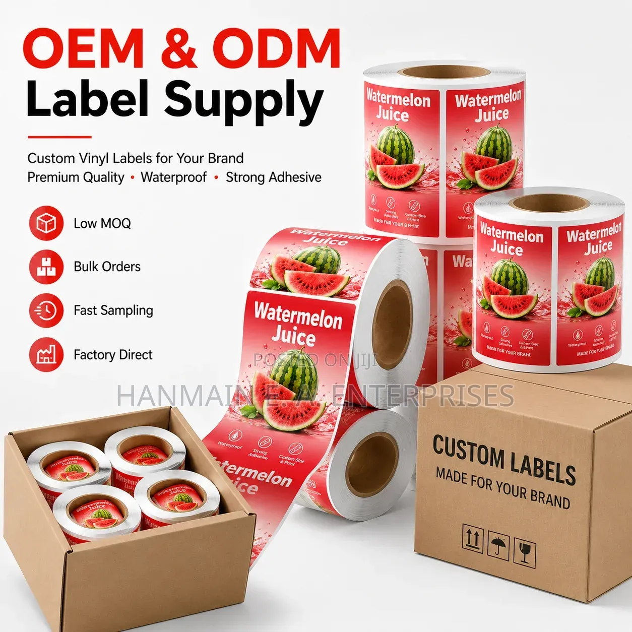 Honey, Oil, Perfume, Body Lotion and Other Stickers Labels