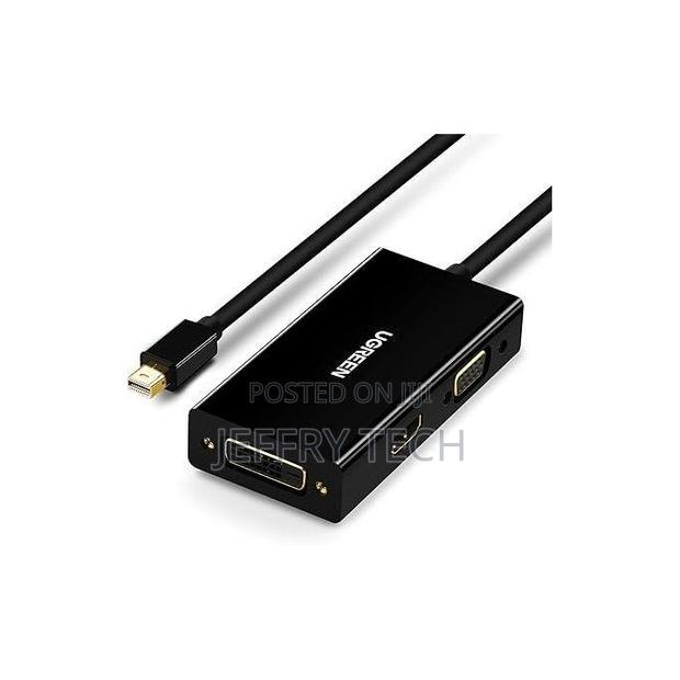 Ugreen MD114 Mini DisplayPort to HDMI / DVI / VGA 3-in-1 Adapter –