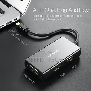 Ugreen MD114 Mini DisplayPort to HDMI / DVI / VGA 3-in-1 Adapter –