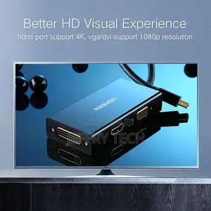 Ugreen MD114 Mini DisplayPort to HDMI / DVI / VGA 3-in-1 Adapter –