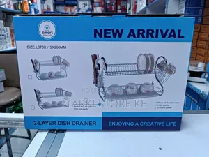 Two Layer Stainless Steel Dish Rack
