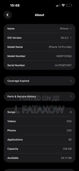 Apple iPhone 14 Pro Max 128 GB Purple