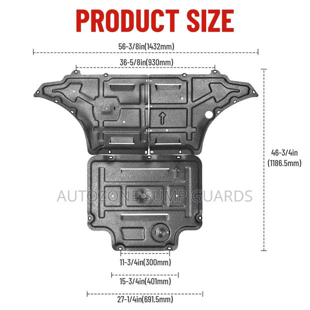 Engine Gearbox Cover Shield + Fitting Kit for Audi A4 S4 B8 - thumbnail 2