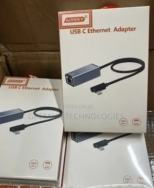 Airsky USB-C to Ethernet Adapter | RJ45 Gigabit