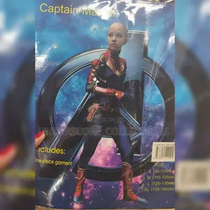 Avengers Themed Captain Marvel Boys Costume