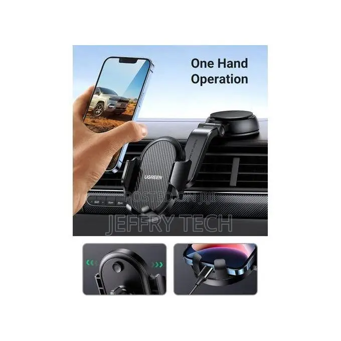 Ugreen LP405 Car Phone Holder Adjustable Dashboard Flat Surface Mou