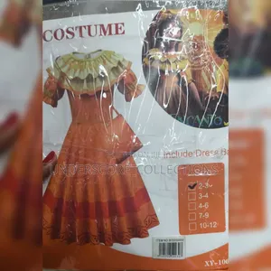 Orange Encanto Pepa Madrigal Girls Costume