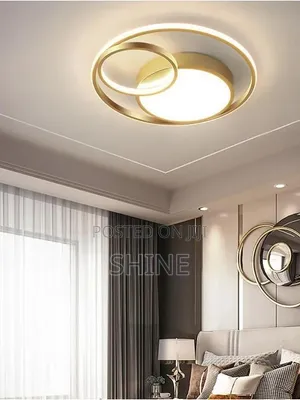 Modern Geometric Ring Ceiling Light