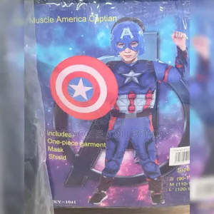 Muscle Captain America Children's Costume Set