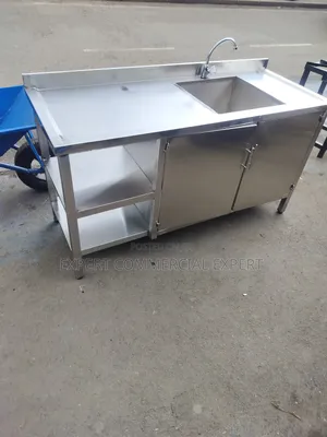 Combined Sink and Cabinet