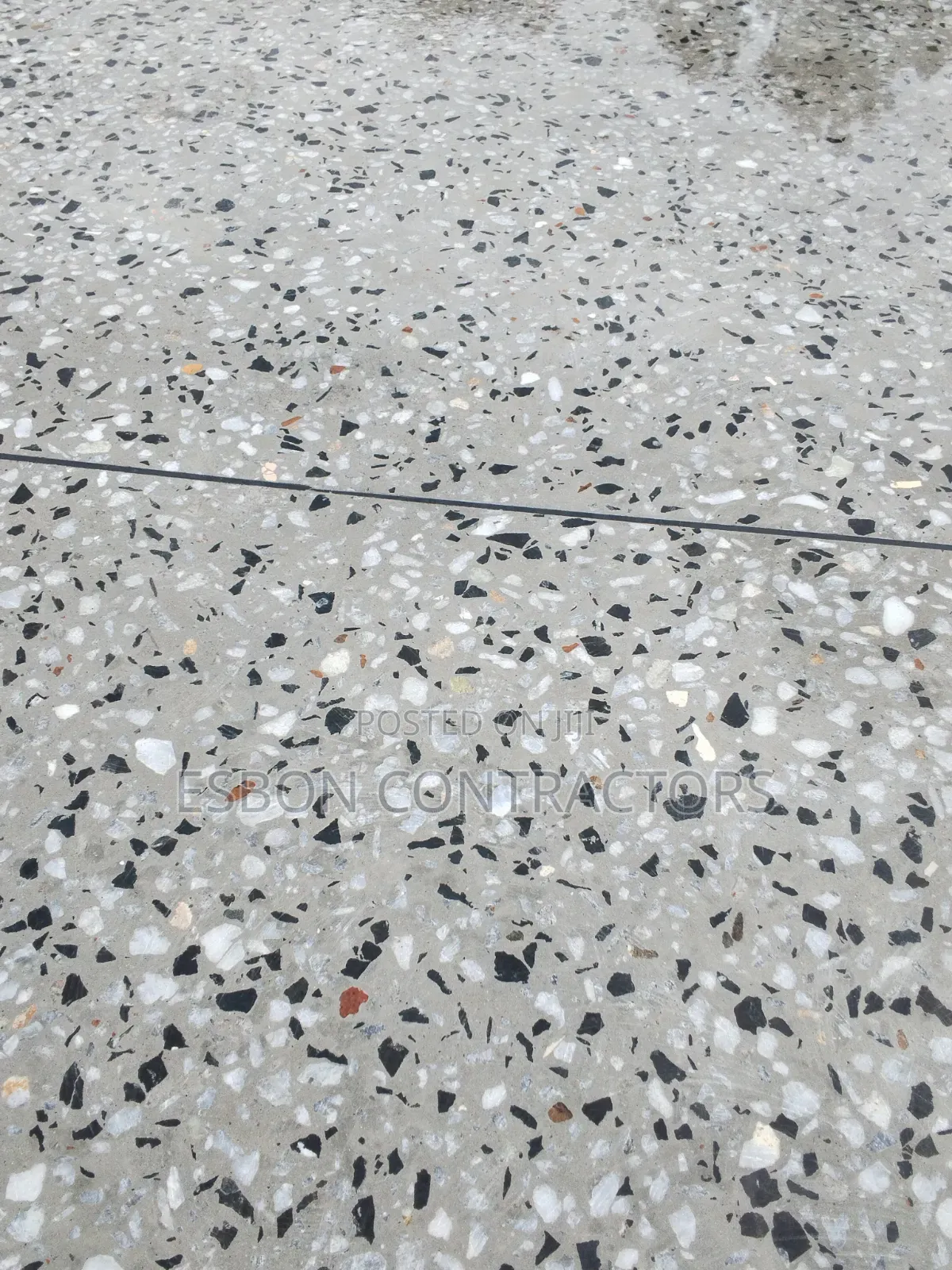 Bright Grey Terazzo
