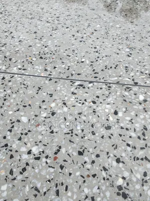 Bright Grey Terazzo