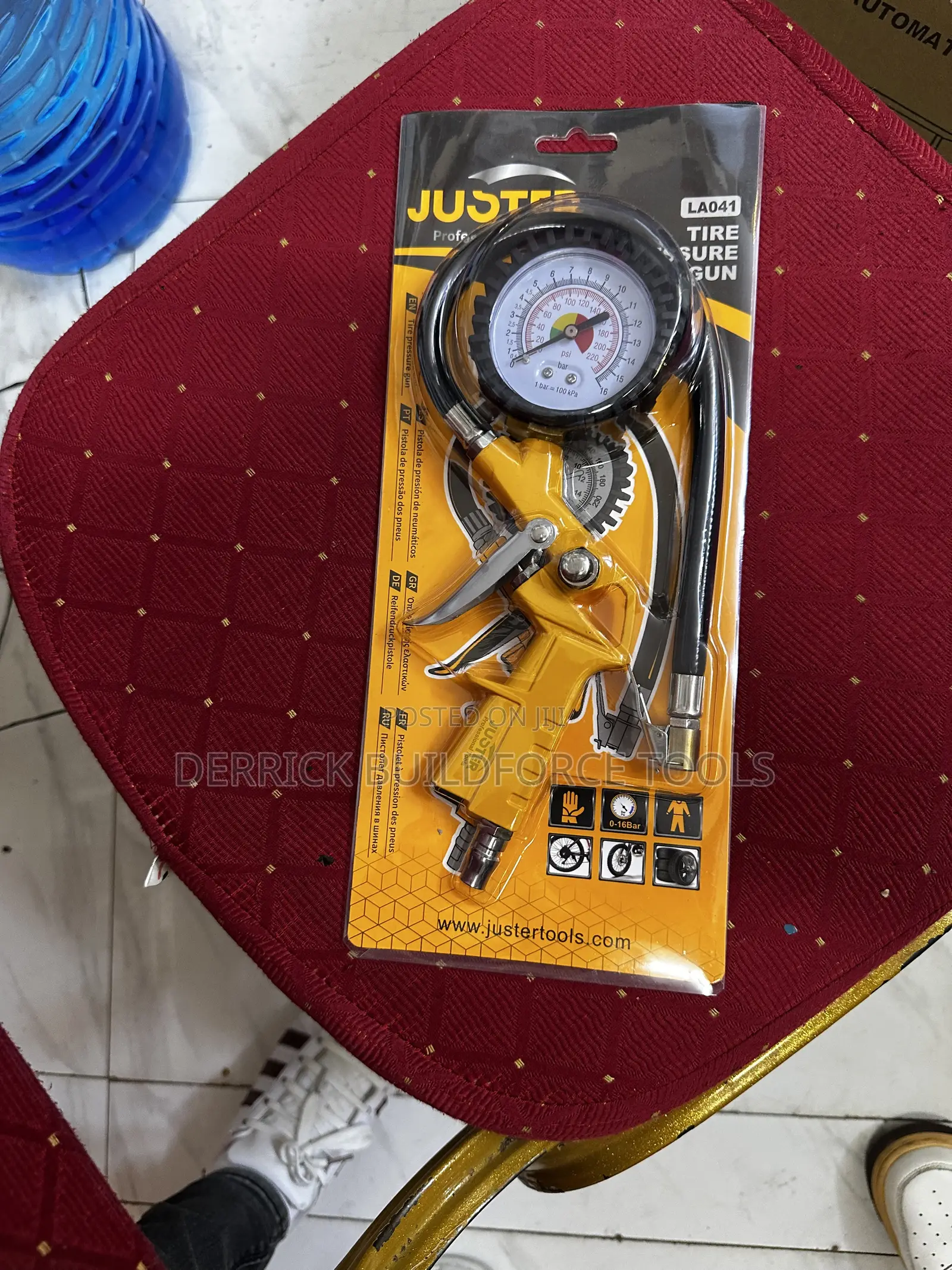 Juster Tire Inflator/Tire Pressure Gun