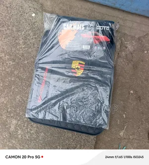 Heavy Duty All Weather Mats With Porsche Crest Logo in Gold and Red