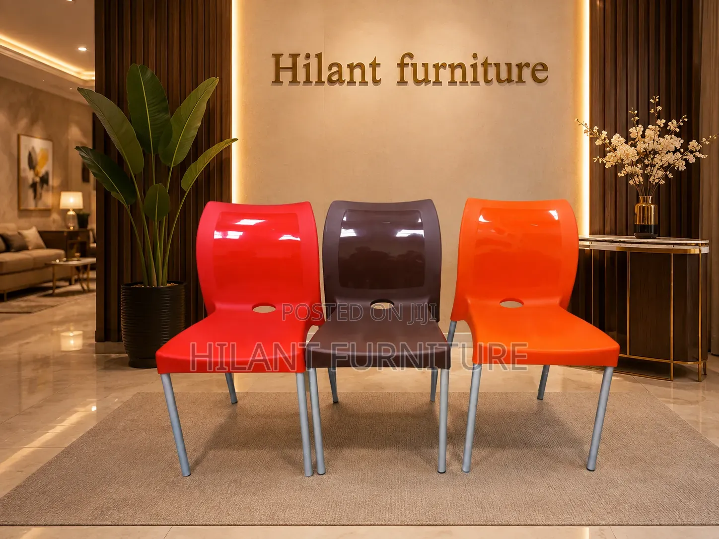 Coloured Stackable Plastic Chair