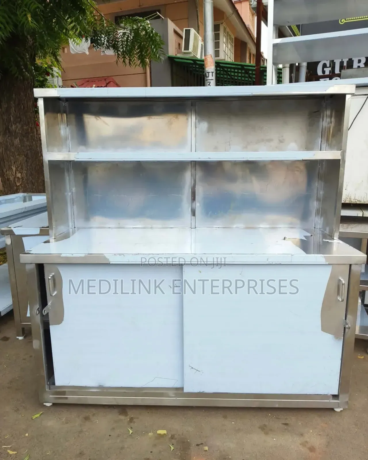Customized Ss 304 Front Storage Cabinet Custom Made