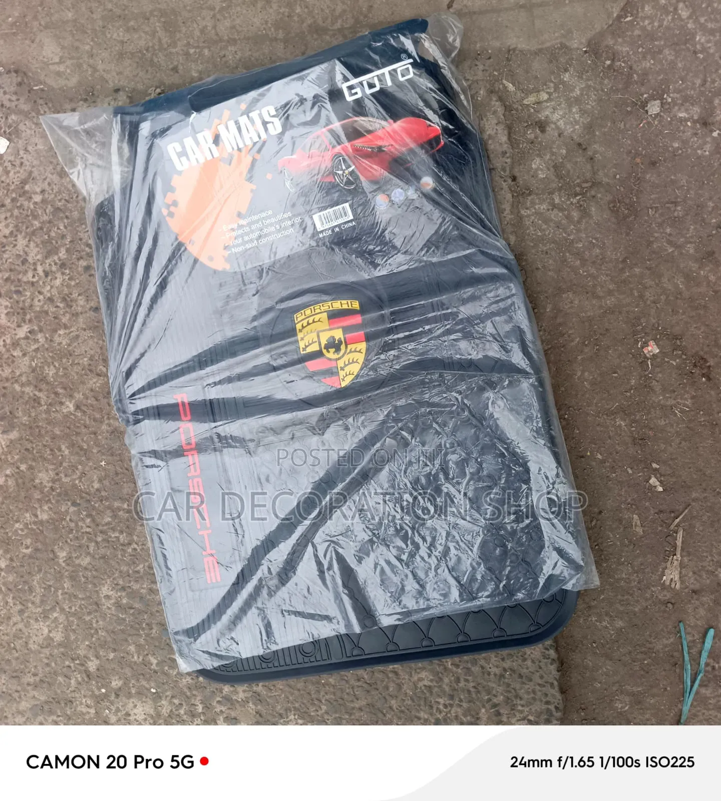 Universal Fit Porsche Branded Floor Mats Waterproof