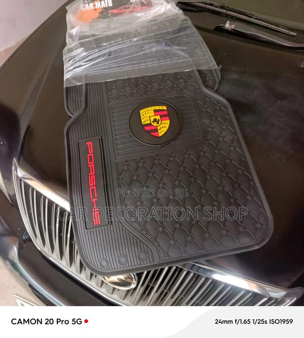 Heavy Porsche Waterproof Textured Rubber Latex Designed to Trap Dirt - main view