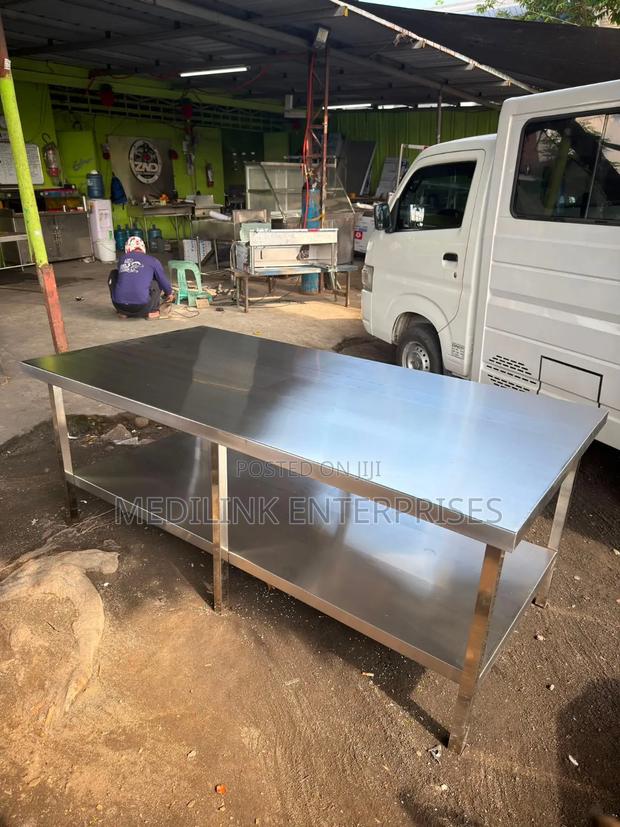 Caples Stainless Steel Tables 2.5*7ft Customized