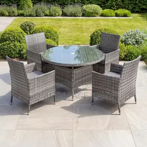 Outdoor Set; Premium Rattan 4-Person Outdoor Furniture Set