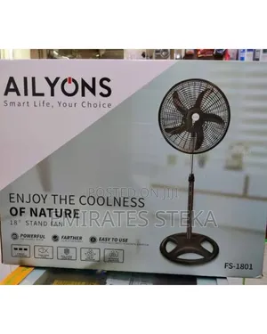 AILYONS Fans 18" Cooling Fan With Stand, 5 Speed Control, Super Quiet