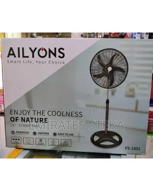 AILYONS Fans 18" Cooling Fan With Stand, 5 Speed Control, Super Quiet