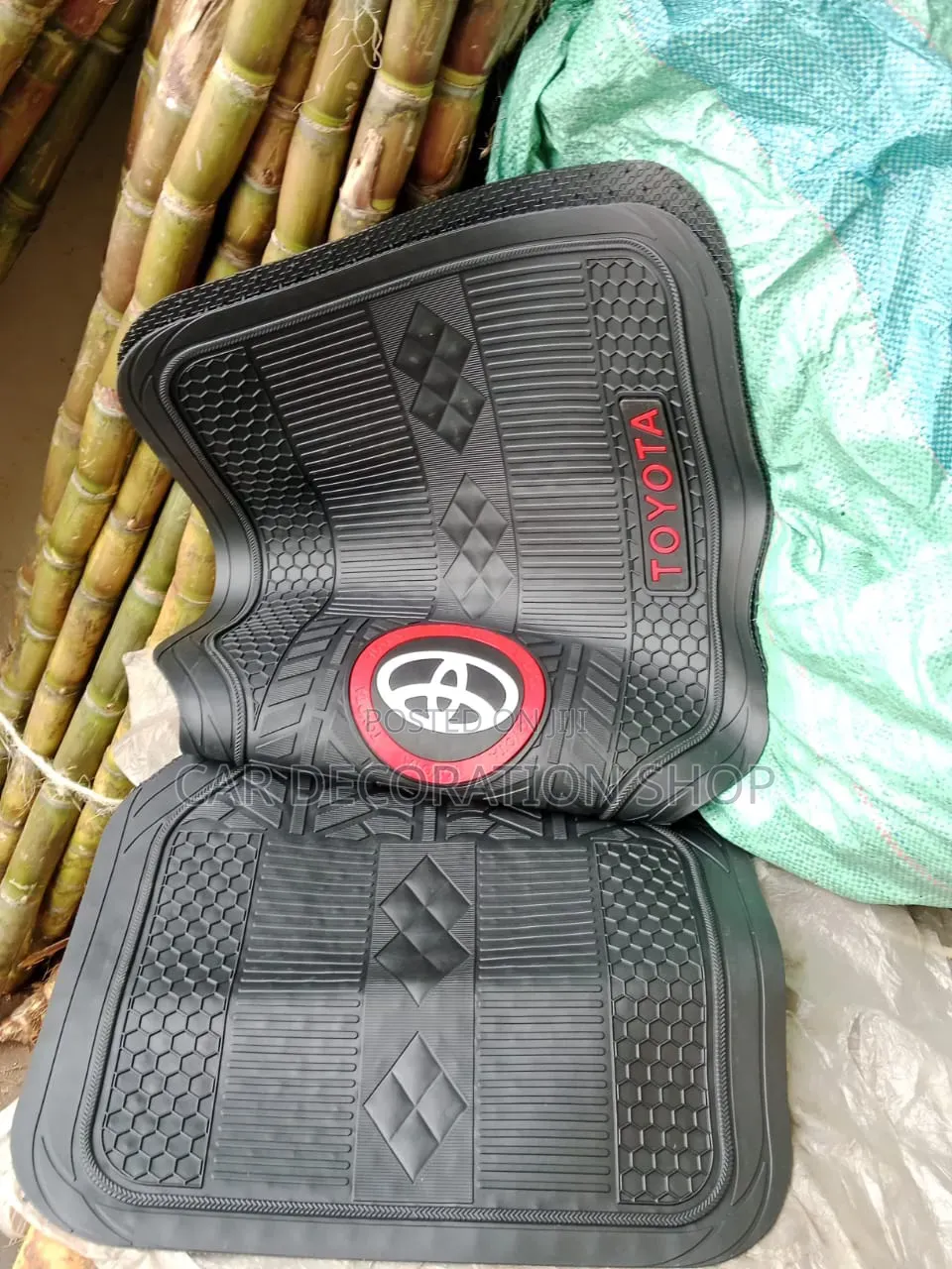 Toyota Mats FLL Coverage Front Rear Footwell Pieces Floor Mat