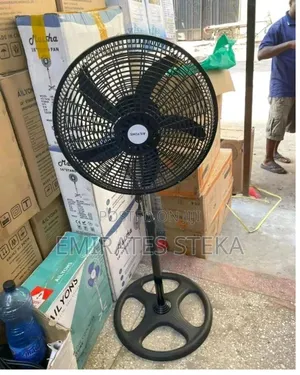 AILYONS FS-1801 18'' Inch Stand Fans, 3 Speed, Black (1YR WRTY)