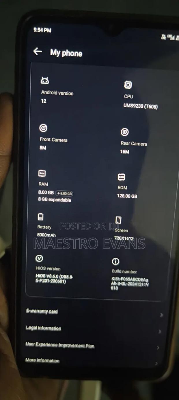 Tecno Spark 10C 128 GB Graphite - thumbnail 12