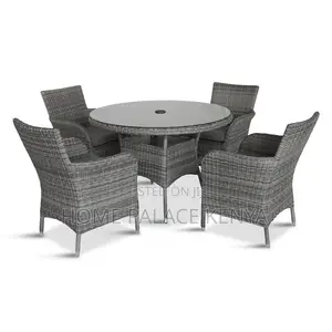 Outdoor Set; Premium Rattan 4-Person Outdoor Furniture Set