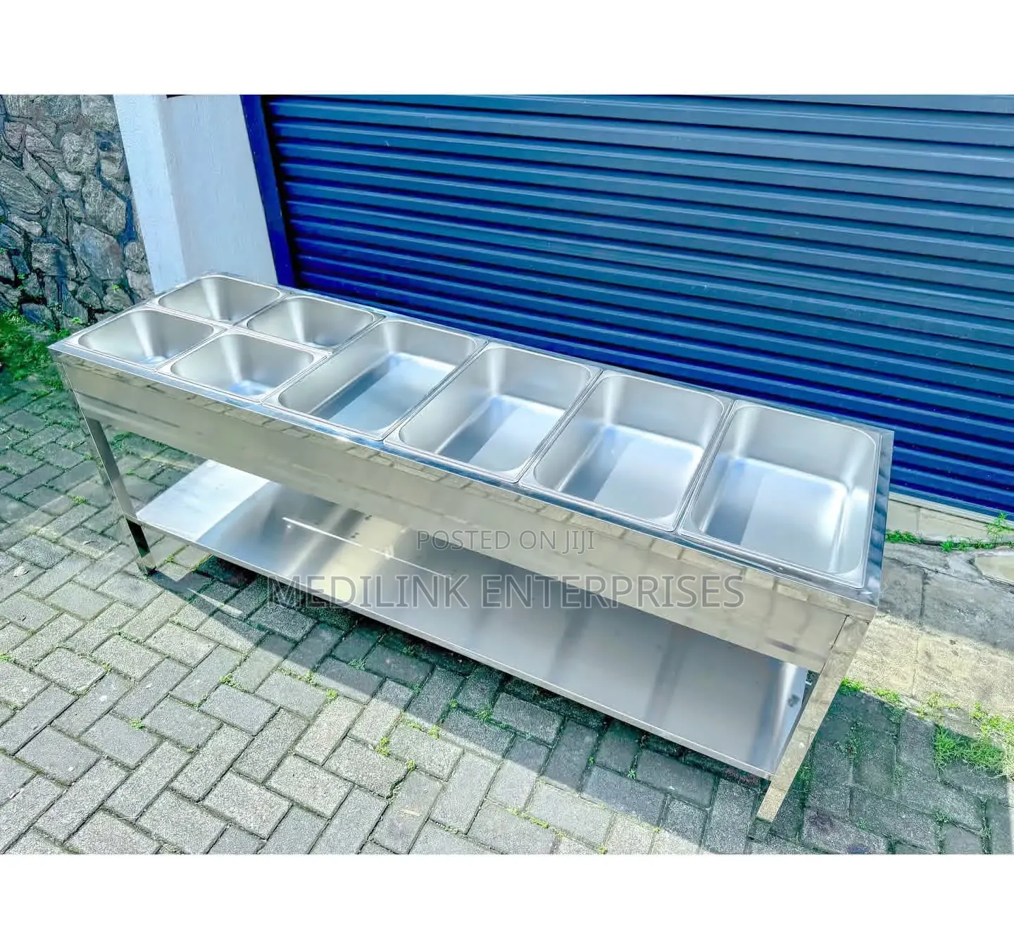 Stainless Customized 6 Inserts Food Warmer