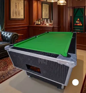 A New Pool Table With Sets Bamboo Body