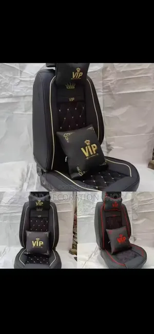 Premium Universal Pu Leather Car Seat Cover and Cushion Set