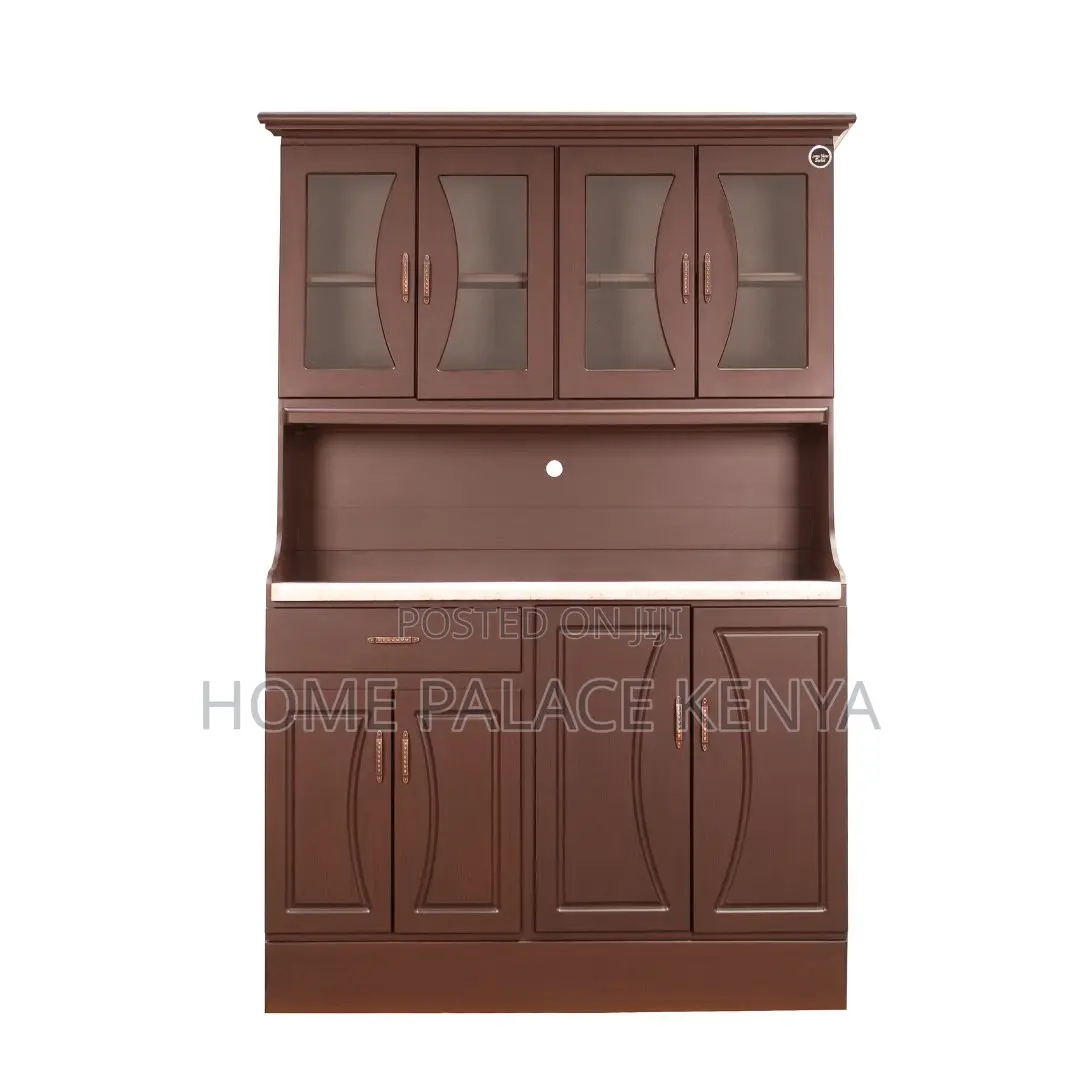 Kitchen Cabinet; Heavy-Duty Wooden Storage Cupboard With Drawers