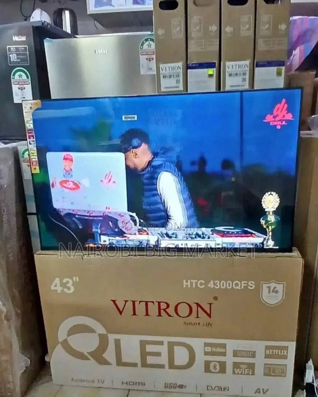 Vitron 43 Inch Television With Bluetooth Enabled