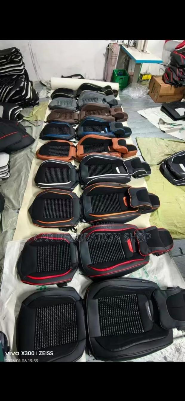 Premium Universal Pu Leather Car Seat Cover and Cushion Set