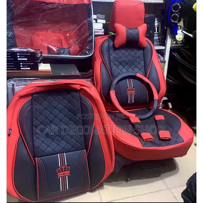 5 Seater Seat Cover Crafted Fro Durable Water Resistant Pu Faux Leathe
