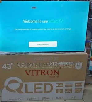Frameless Vitron 43 Inch Qled Television