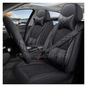 1crown Leather Seat Cover With Foam Pillow Cushions