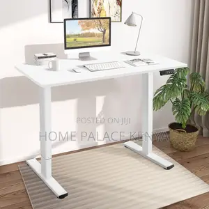 Study Table; Motorized Sit Stand Study Desk With Adjustable for Home