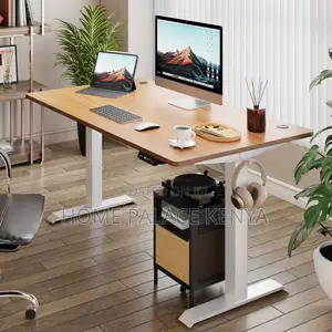 Study Table; Motorized Sit Stand Study Desk With Adjustable for Home