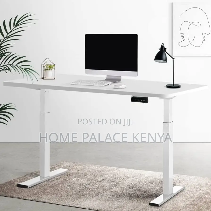 Study Table; Motorized Sit Stand Study Desk With Adjustable for Home